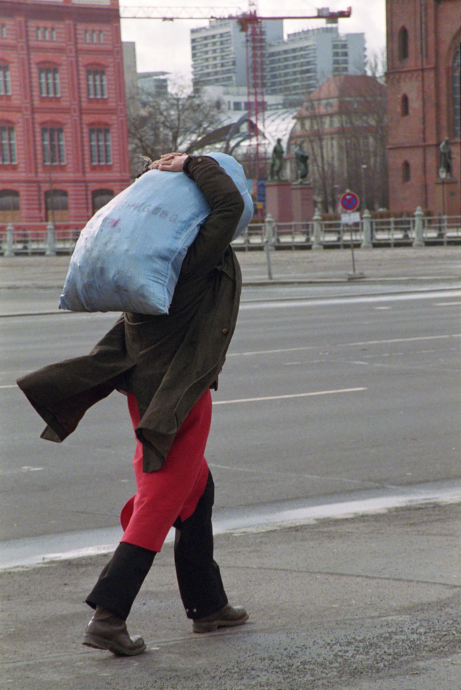 Man with Heavy Sack